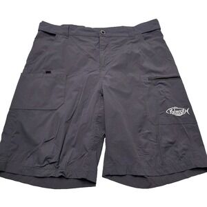 Palmyth Black Cargo Fishing Shorts Men's‎ XL